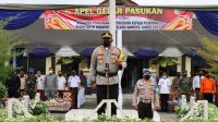 Pimpin Apel Gelar Pasukan Operasi Sai Bumi Nengah Nyappur 2022, AKBP Hujra Ingatkan Ini