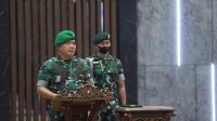 Kasad Terima Laporan Korps Kenaikan Pangkat 23 Perwira Tinggi TNI AD