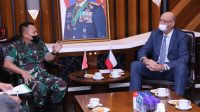 Kasad Terima Kunjungan Kehormatan Duta Besar Republik Ceko, Bahas Kerja Sama Militer