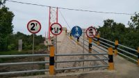 Perlancar Transaksi Ekonomi Warga,Jembatan Gantung Sukawera Indramayu Rampung