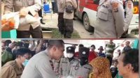 Kapolres Empat Lawang AKBP. Patria Yuda Rahardian Dan Tim Medisnya Adakan Baksos Serta Berikan Bantuan Sembako