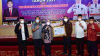 Musi Rawas Raih Penghargaan Predikat Kepatuhan Tinggi Tahun 2021,se Sumatera Selatan