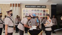 Serah Terima Jabatan Kasat Dan Kapolsek Polresta Bandar Lampung