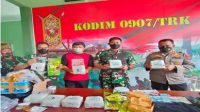 Prajurit Kodam VI MLW Berhasil Gagalkan Upaya Penyelundupan 8 Kg Sabu-Sabu