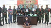 Satgas Pamtas Yonarmed 18/K Berhasil Gagalkan Penyelundupan 2,1 Kg Sabu-Sabu di Nunukan