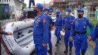 Ditpolairud Polda Banten Evakuasi Korban Banjir di Perumahan Kaujon Kota Serang
