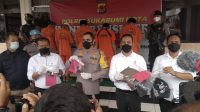 Satreskrim Polres Sukabumi Kota Bekuk 5 Orang Tersangka Curanmor