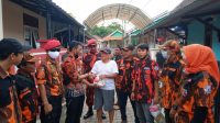 Peduli musibah banjir, PAC PP Kec.Serang dan Seluruh Ranting Bagikan Sembako