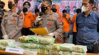 Ditresnarkoba Polda Banten Bersama Polres Pandeglang Ungkap Penyelundupan 23 Kg Sabu