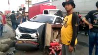 Pecator Luka Parah Akibat Tabrakan Beruntun