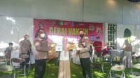 Polsek Kedaton Gelar Vaksinasi Berhadiah Minyak Goreng