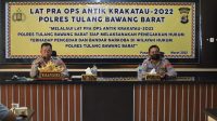 Polres Tulang Bawang Gelar Lat Pra Ops Antik Krakatau 2022
