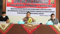 Polresta Bandar Lampung Gelar Latihan Pra Ops Antik Krakatau 2022