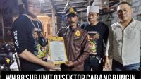 Penyerahan SK, Pengukuhan WN 88 Sektor Cabang Bungin Dan WN 88 Sektor Sukawangi Sub Unit 01 Bekasi Raya