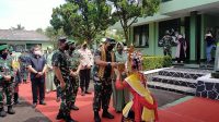 Komandan Korem 043 Gatam kunjungan Kerja Ke Kodim 0424 Tanggamus