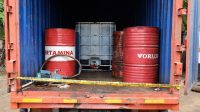 Grebek Gudang Pengoplos Solar, Amankan 1 Pelaku dan 30 Ribu Liter Minyak Disita Ditreskrmsus Polda Riau