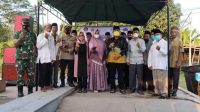 Wakil Bupati Lampung Timur Memberikan Santunan Kepada Anak Yatim