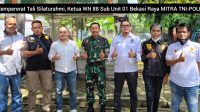 Ketua WN88 Sub Unit 01 Bekasi Raya Kunjungi Dandim 0507/Bekasi