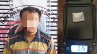 Nyambi Jadi Pengedar Narkotika di Menggala Kota, Seorang Buruh Ditangkap Polisi