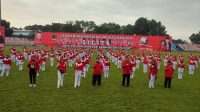 Dalam Rangka Memecahkan Rekor Muri PDI Perjuangan Kabupaten Cilacap, Gebyarkan Senam Sicita di Stadion Wijayakusuma
