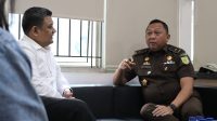 Ketut Sumedana Kapuspenkum Kejagung RI Sambut Kunjungan Dirut PT AJ Taspen