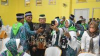 Bupati Lampung Timur Memberi Sambutan Pemberangkatan Calon Jemaah Haji Gelombang 1