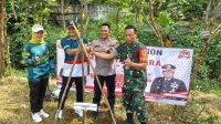 Jajaran Polres Bogor Tanam Pohon Serentak Peringati HUT ke-76 Bhayangkara ke-76