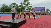 Apel Gelar Pasukan OPS Patuh Krakatau 2022 Polres Pesawaran