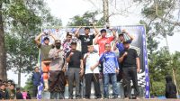 Bupati Lampung Timur Memberikan Sambutan Penutupan Kejuaraan Gastrack