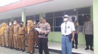Wujud Kehadiran Polisi di Sekolah, Pejabat Utama dan Kapolsek Jajaran Polresta Bandar Lampung Pimpin Upacara