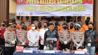 Polres Tubaba Gelar Press Release Hasil Ops Sikat Krakatau 2022