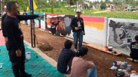 Kegiatan Lomba Mural Dalam Rangka Rangkaian Hari Bhayangkara Ke-76 Tahun 2022 Polres Pesawaran