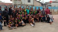 Tim Putra Cangkuang Wetan Sang Juara Pertandingan Bola Voli Kapolsek Dayeuhkolot Cup 2022