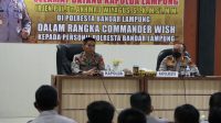 Kunjungan Kerja Kapolda Lampung di Polresta Bandar Lampung
