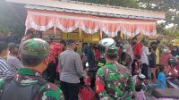 Kolaborasi TNI-Polri Dirikan Tenda Darurat Untuk Korban Kebakaran