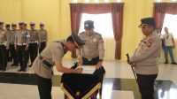Kapolres Pimpin Sertijab beberapa PJU dan Kapolsek Jajaran Polres Kampar