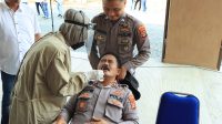 Cegah Penyebaran Covid-19 Polres Tubaba Gelar Swab Antigen