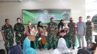 Wujud Kepedulian Kodim 0410/KBL Berikan Santunan Kepada Anak Stunting