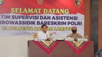 Polresta Bandar Lampung Terima Kunjungan Tim Supervisi Dumas Biro Wassidik Bareskrim Polri