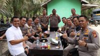 Kapolres Kampar Tinjau Personil Pam KUD Iyo Basamo