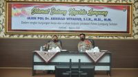 Kunjungi Polres Lamsel, Kapolda Lampung : Respon Cepat Setiap Masalah Yang Terjadi Pada Masyarakat