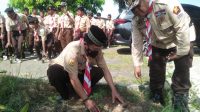 ITA JAMNAS XI Gerakan Pramuka Kwaran Sukra Dibuka Camat Dr Dadang Rusyanto MSi
