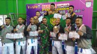 Karateka Yonif Raider 300/Bjw, Raih Juara 2 dan 3 Kata Beregu Kategori TNI-Polri Piala Kadisjas TNI AD