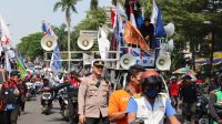 Humanis Itulah Hal Yang di Tunjukkan Polres Bogor, Dalam Pengamanan Unras Yang di Gelar Aliansi Buruh di Kantor Pemda Kabupaten Bogor