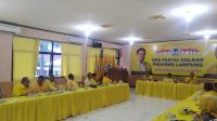 Rapat Persiapan HUT Partai Golkar ke 58 Provinsi Lampung