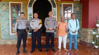 Pererat Silaturahmi, Kapolsek Kampar Kiri Dan Jajaran Kunjungi Tokoh Di Kenegerian Lipat Kain