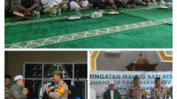 Polres Pesawaran Memperingati Maulid Nabi Muhammad SAW 1444 Hijriah