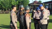 Kasetukpa Lemdiklat Polri Kukuhkan Perangkat Resimen Korps Siswa PAG Gelombang I Dan Diklat Polhut TA. 2022