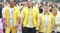 Meriahkan Jalan Santai HUT Golkar Ke-58, Wasekjen DPP Andika Hazrumy: Targetnya Menang Pileg Dulu