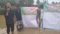 Aksi Petisi Pemuda-Pemudi Desa Tanjung Rejo Akibat Musibah Banjir